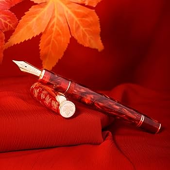 Amazon | Hongdian N8 万年筆 ローズゴールド 細字ペン先